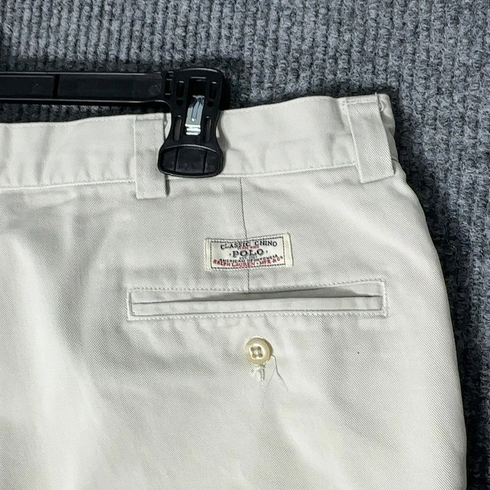 Polo Ralph Lauren Philip Short Mens 38 Beige Classic Chino Cotton Summer‎ Casual
